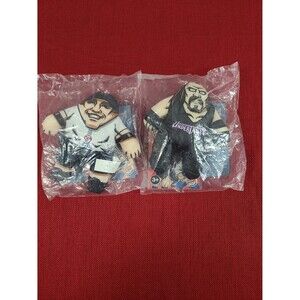 2010 Burger King WWE Kids Plush Undertaker and John Cena Sealed